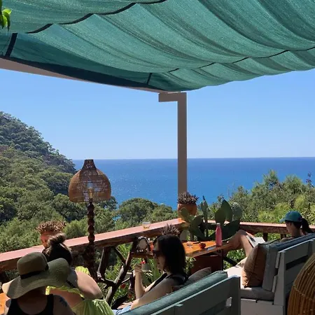 Otel Bamboo With Sea View In Kabak Bay, Oeluedeniz Fethiye